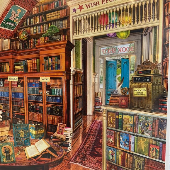White Mountain Readers Paradise Larger Pieces Puzzle. 1,000 Pieces. NWOT. - Picture 4 of 13
